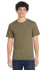 Port & Co Essential Tee. PC61 Coyote Brown