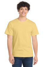 Port & Co Essential Tee. PC61 Daffodil Yellow