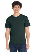 Port & Co Essential Tee. PC61 Dark Green