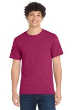 Port & Co Essential Tee. PC61 Flush Pink