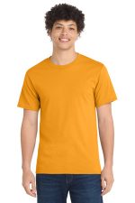 Port & Co Essential Tee. PC61 Gold