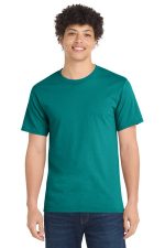 Port & Co Essential Tee. PC61 Jade Green