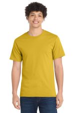 Port & Co Essential Tee. PC61 Lemon Yellow