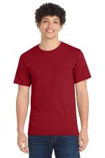 Port & Co Essential Tee. PC61 Rich Red