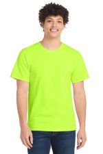 Port & Co Essential Tee. PC61 S. Green
