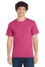 Port & Co Essential Tee. PC61 Sangria