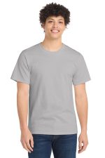 Port & Co Essential Tee. PC61 Silver