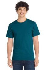 Port & Co Essential Tee. PC61 Teal