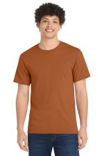 Port & Co Essential Tee. PC61 Texas Orange