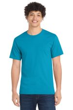 Port & Co Essential Tee. PC61 Turquoise