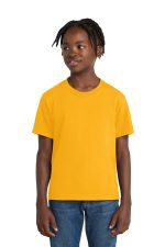 Port & Co Youth Essential Tee. PC61Y Gold