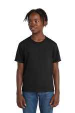 Port & Co Youth Essential Tee. PC61Y Jet Black