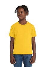 Port & Co Youth Essential Tee. PC61Y Lemon Yellow