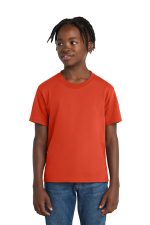 Port & Co Youth Essential Tee. PC61Y Orange