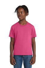 Port & Co Youth Essential Tee. PC61Y Sangria