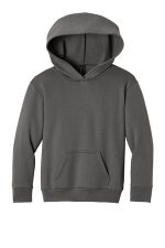 Port & Co Youth Easy Fleece Pullover Hooded Sweatshirt PC68YH Charcoal