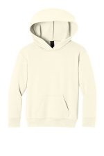 Port & Co Youth Easy Fleece Pullover Hooded Sweatshirt PC68YH Ivory