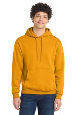 Port & Co Core Fleece Pullover Hooded Sweatshirt. PC78H Gold