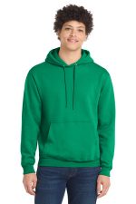 Port & Co Core Fleece Pullover Hooded Sweatshirt. PC78H Kelly