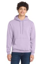 Port & Co Core Fleece Pullover Hooded Sweatshirt. PC78H Lavender