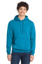Port & Co Core Fleece Pullover Hooded Sweatshirt. PC78H Sapphire