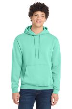 Port & Co Core Fleece Pullover Hooded Sweatshirt. PC78H True Celadon