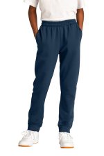 Port & Co Youth Core Fleece Jogger. PC78YJ Navy