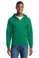 Port & Co Core Fleece Full-Zip Hooded Sweatshirt. PC78ZH Kelly