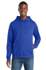 Port & Co Fan Favorite Fleece Pullover Hooded Sweatshirt. PC850H True Royal