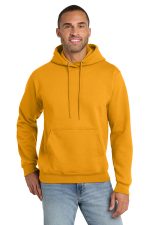 Port & Co Essential Fleece Pullover Hooded Sweatshirt. PC90H Gold