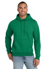 Port & Co Essential Fleece Pullover Hooded Sweatshirt. PC90H Kelly