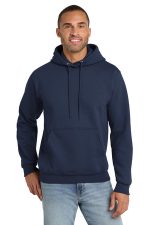 Port & Co Essential Fleece Pullover Hooded Sweatshirt. PC90H Navy