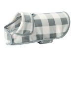 Port Authority Pet Fleece Jacket PE100 Marshmallow/ Monument Grey Buffalo Check