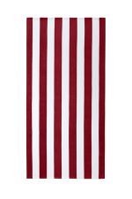 Port Authority Value Cabana Stripe Beach Towel PT45 Red