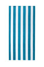 Port Authority Value Cabana Stripe Beach Towel PT45 Turquoise