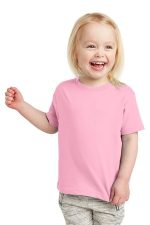 Rabbit Skins Toddler Fine Jersey Tee. RS3321 Pink