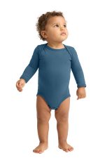 Rabbit Skins Infant Long Sleeve Jersey Bodysuit RS4421 Indigo
