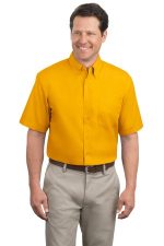 Port Authority Short Sleeve Easy Care Shirt. S508 Gold
