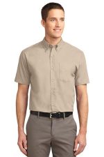 Port Authority Short Sleeve Easy Care Shirt. S508 Stone