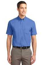 Port Authority Short Sleeve Easy Care Shirt. S508 Ultramarine Blue