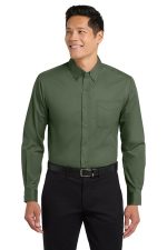 Port Authority Extended Size Long Sleeve Easy Care Shirt S608ES Clover Green