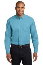 Port Authority Extended Size Long Sleeve Easy Care Shirt S608ES Maui Blue