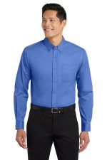 Port Authority Extended Size Long Sleeve Easy Care Shirt S608ES Ultramarine Blue