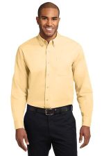 Port Authority Extended Size Long Sleeve Easy Care Shirt S608ES Yellow