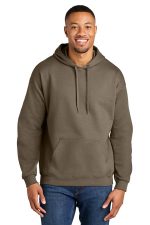 Gildan Softstyle Midweight Pullover Hooded Sweatshirt SF500 Brown Savana