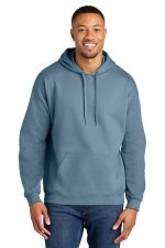 Gildan Softstyle Midweight Pullover Hooded Sweatshirt SF500 Stone Blue