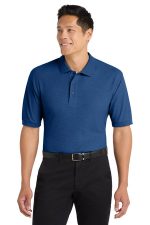Port Authority Tall Silk Touch Polo. TLK500 Royal