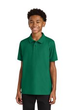 Port Authority Youth Wearever Signature Pique Polo Y200 Kelly Green