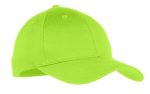 Port Authority Youth Six-Panel Twill Cap. YCP80 Lime
