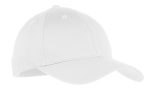 Port Authority Youth Six-Panel Twill Cap. YCP80 White